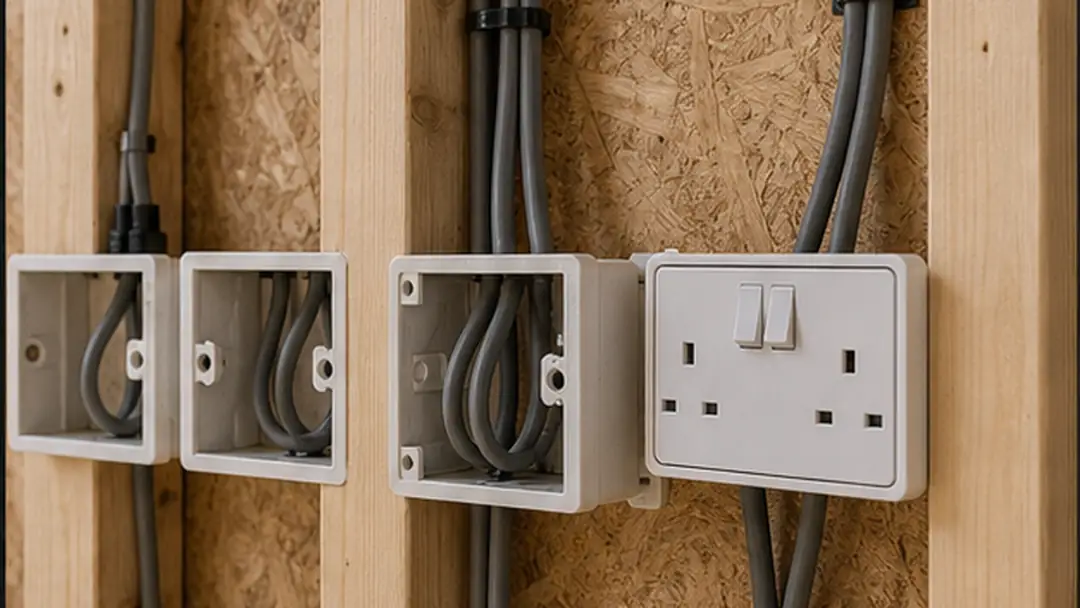Illustrative extension wiring work in Kirriemuir